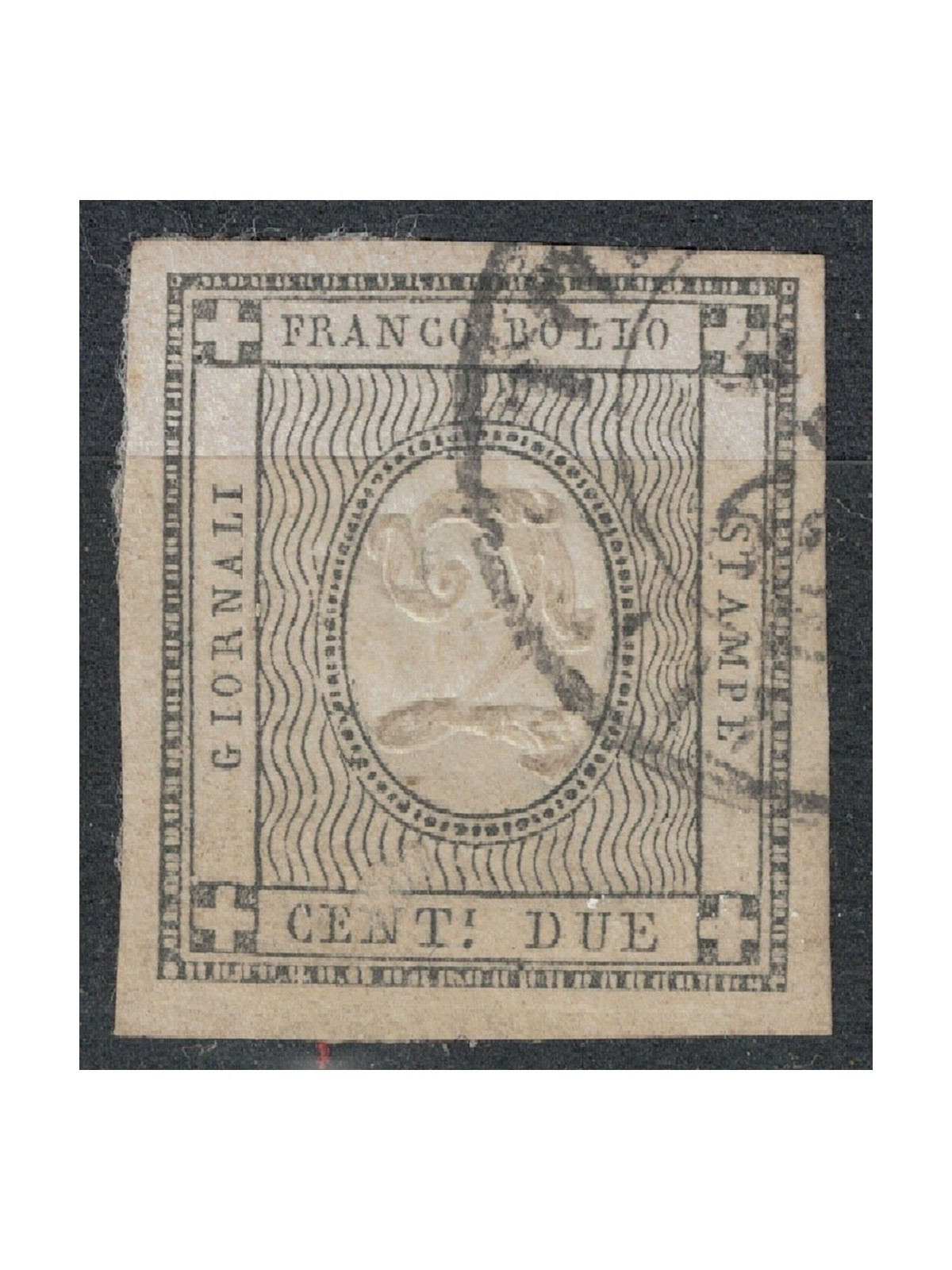 KINGDOM OF SARDINIA 1861 2c us stamps for printed matter