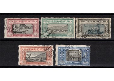 ITALIA REGNO 1923 Alessandro Manzoni 5v us