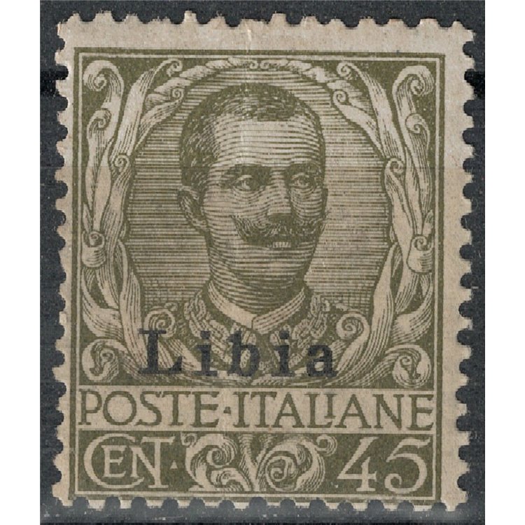 LIBIA 1912-17 45c oliva MH*