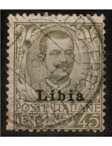 LIBIA 1912-17 45c oliva us
