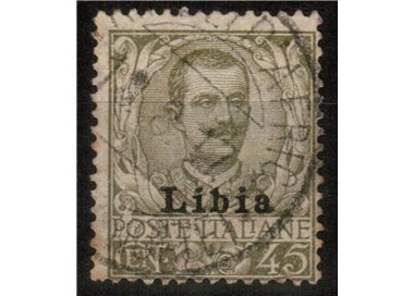 LIBYA 1912-17 45c olive us