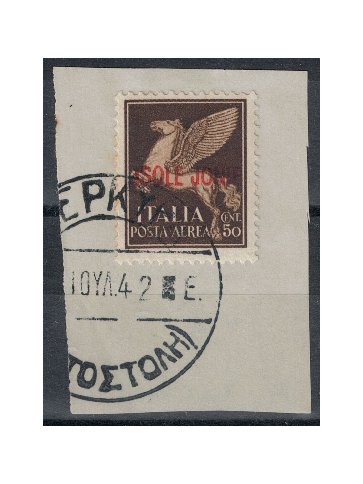 ISOLE JONIE 1941 Serie Imperiale, posta aerea us