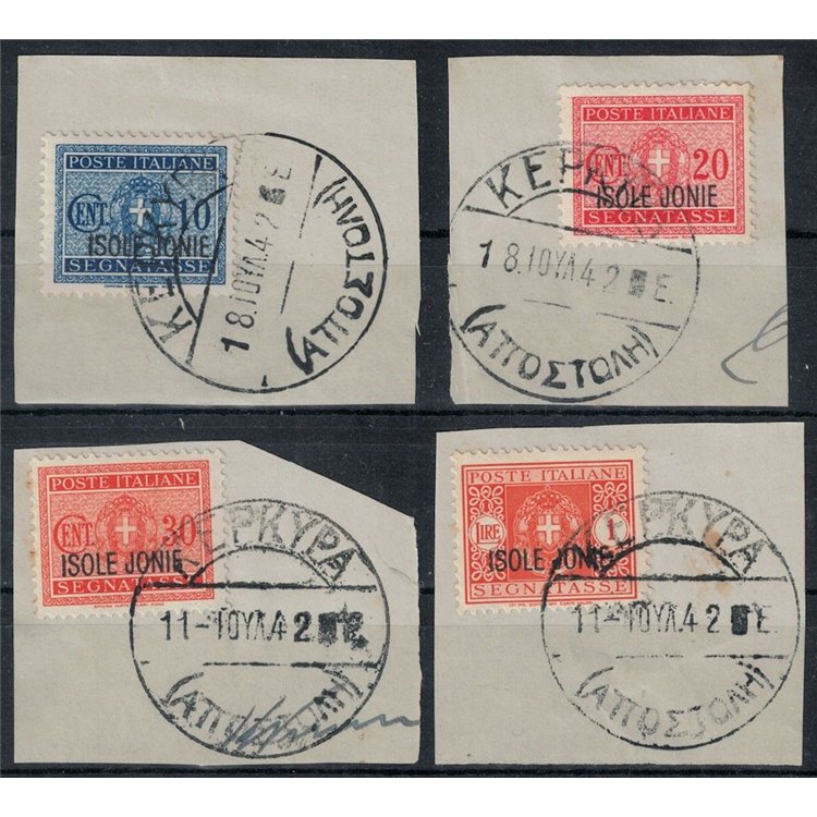IONIAN ISLANDS 1941 Postage due 4v us
