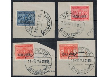 IONIAN ISLANDS 1941 Postage due 4v us