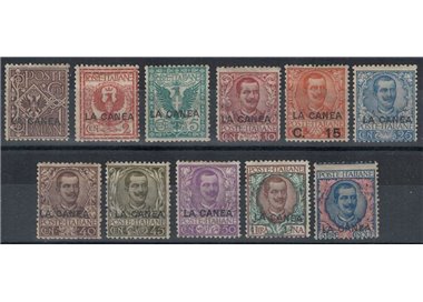 CRETA (LA CANEA) 1906 Serie ordinaria 11v MH*