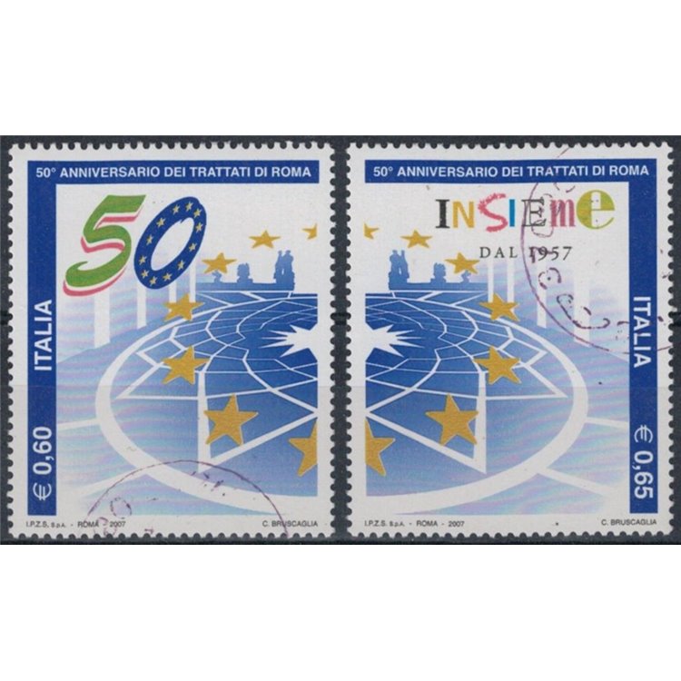 ITALY 2007 Treaties of Rome 2v us
