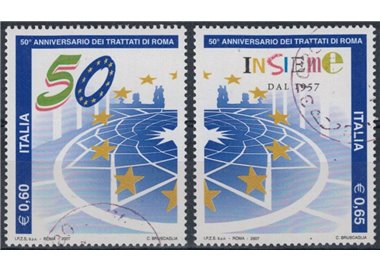 ITALY 2007 Treaties of Rome 2v us