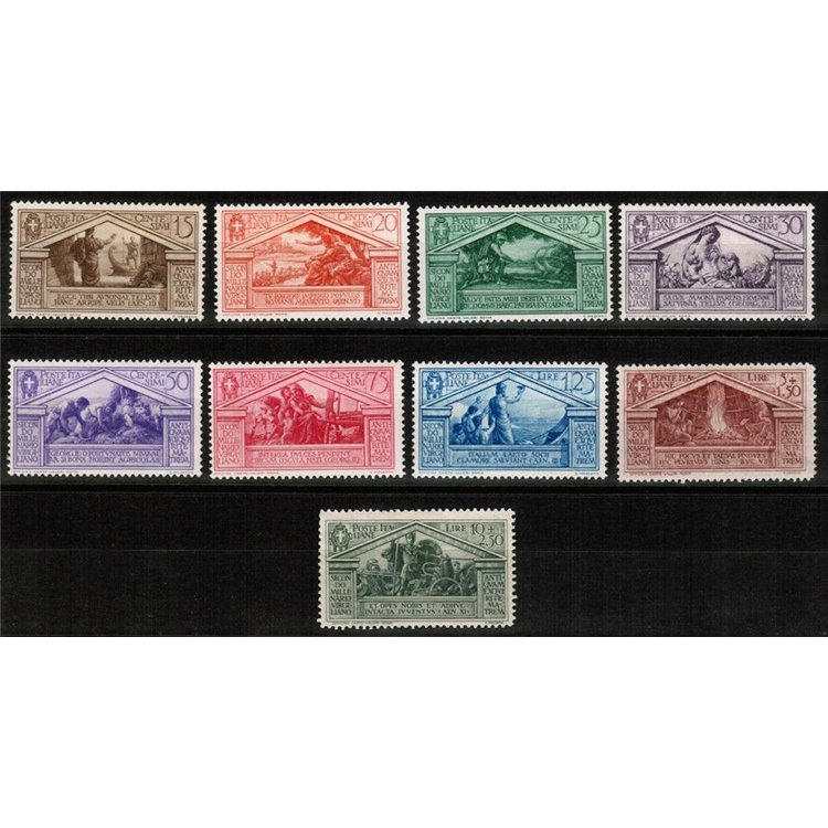 ITALY KINGDOM 1930 Bimillenary Virgil 9v MH*