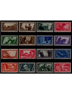 ITALIA REGNO 1932 Decennale marcia su Roma 16v MH*