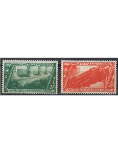 ITALIA REGNO 1932 Decennale marcia su Roma, espressi 2v MH*
