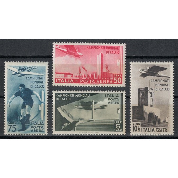 ITALY KINGDOM 1934 Football Championship (airmail) 4v MNH**
