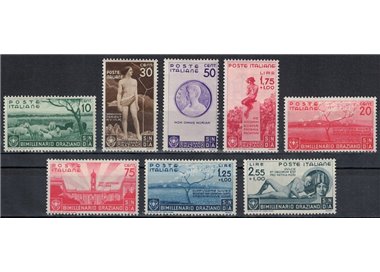 ITALY KINGDOM 1936 Bimillenary Horace 8v MH*