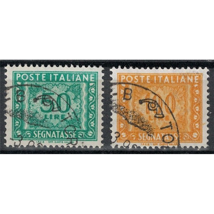 ITALY 1991 Postage Due 2v us