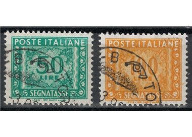 ITALY 1991 Postage Due 2v us