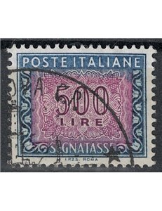 ITALY 1992 Postage Due £500 us