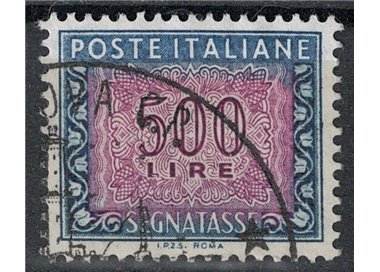 ITALIA 1992 Segnatasse £ 500 us