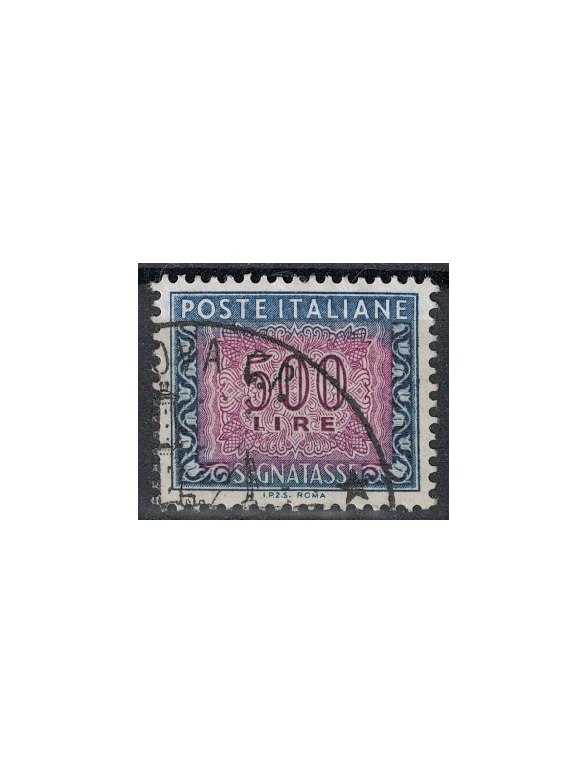 ITALY 1992 Postage Due £500 us