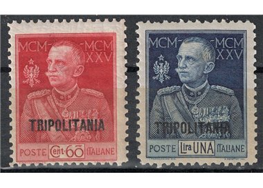 TRIPOLITANIA 1925-26 Jubilee of the King dent. 11 2v MH*