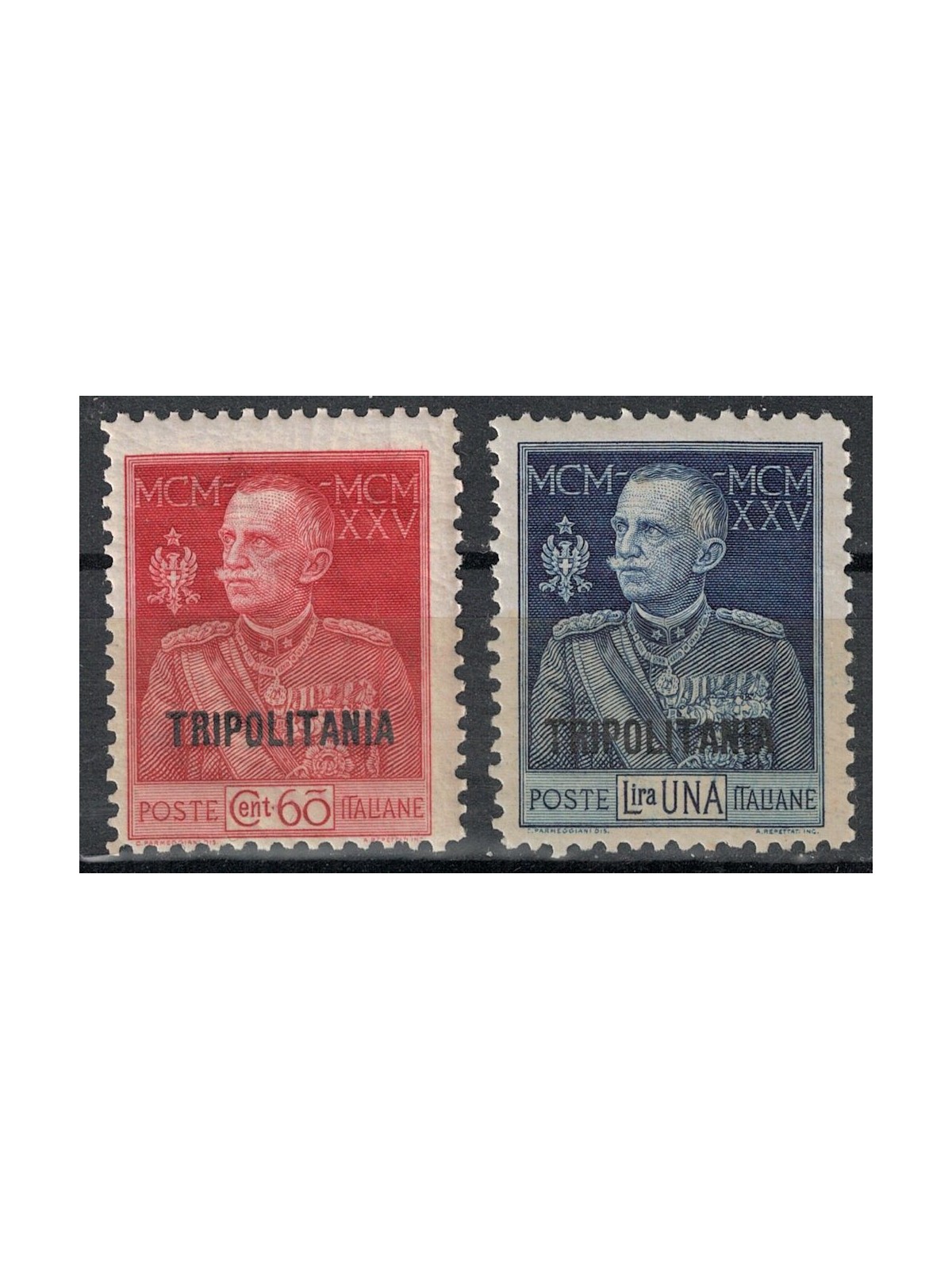 TRIPOLITANIA 1925-26 Giubileo del Re dent. 11 2v MH*