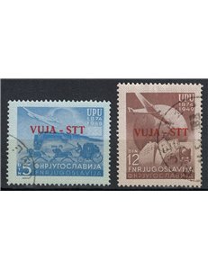 TRIESTE B 1949 Anniversario UPU 2v us