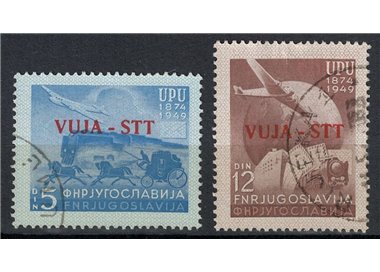 TRIESTE B 1949 Anniversary UPU 2v us
