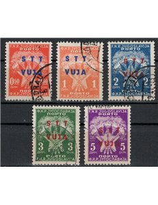 TRIESTE B 1949 Postage Due 5v us