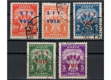 TRIESTE B 1949 Postage Due 5v us