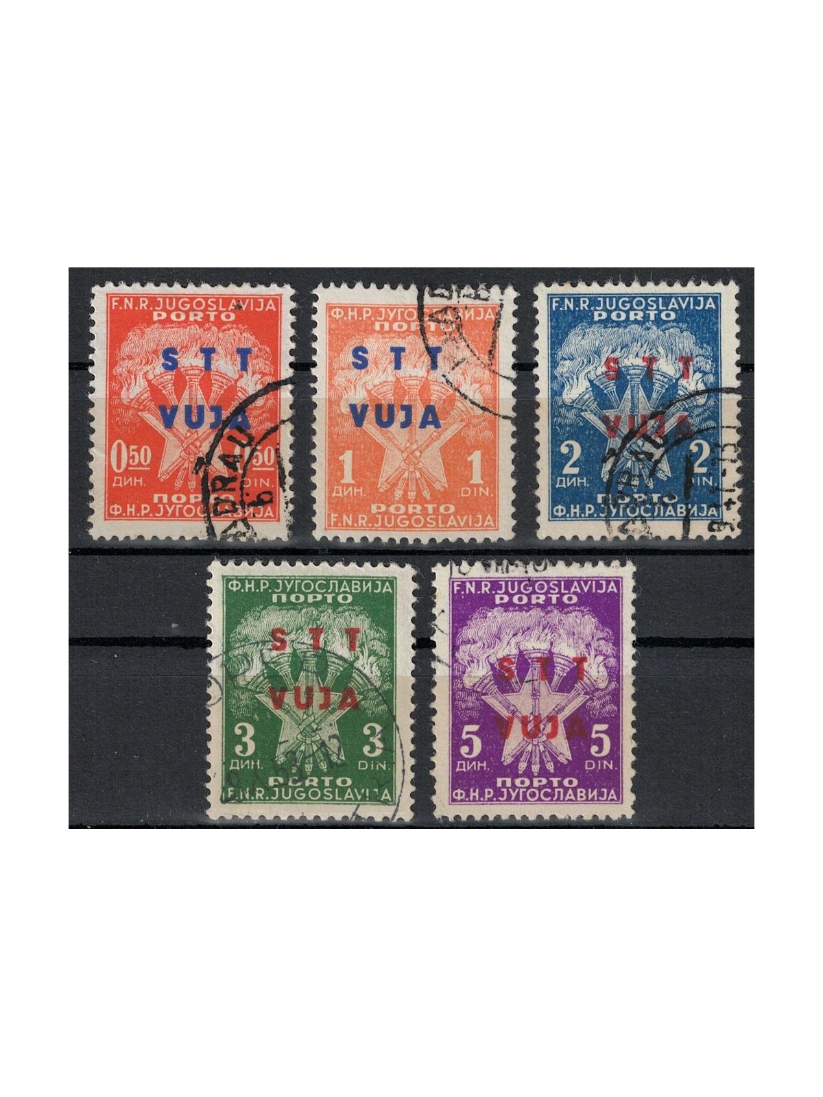 TRIESTE B 1949 Postage Due 5v us