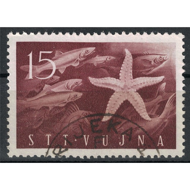 TRIESTE B 1952 Mostra filatelica di Capodistria us