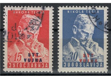 TRIESTE B 1953 Nicola Tesla 2v us