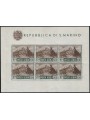 SAN MARINO 1951 View (airmail) s/s MH*