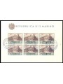 SAN MARINO 1951 View (airmail) s/s us
