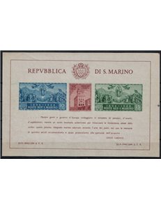 SAN MARINO 1945 Government Palace (Hammermil) ND s/s MNH**
