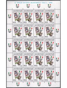 ITALY 1997 Juventus champion m/s MNH**
