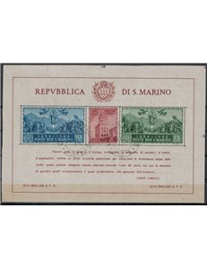 SAN MARINO 1945 Government Palace (Hammermil) s/s us