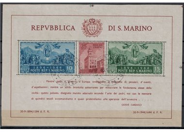 SAN MARINO 1945 Government Palace (Hammermil) s/s us