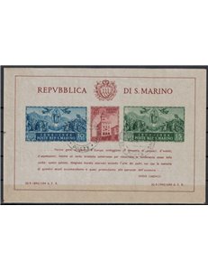 SAN MARINO 1945 Government Palace (Hammermil) ND s/s us