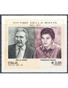 ITALIA 2017 Vittime della Mafia MNH**