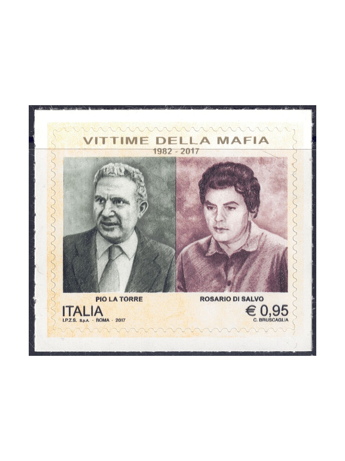 ITALIA 2017 Vittime della Mafia MNH**