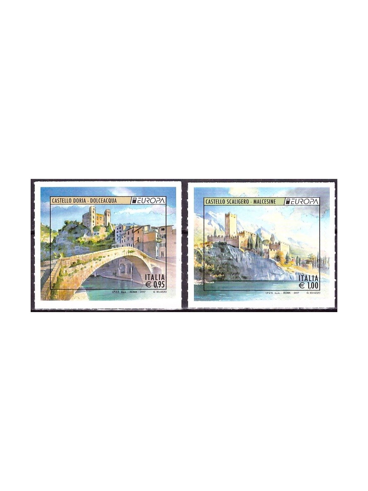 ITALIA 2017 Europa 2v MNH**