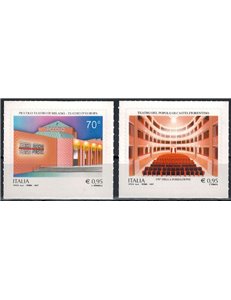 ITALY 2017 Theatres 2v MNH**