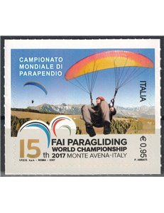 ITALIA 2017 Campionato di parapendio MNH**