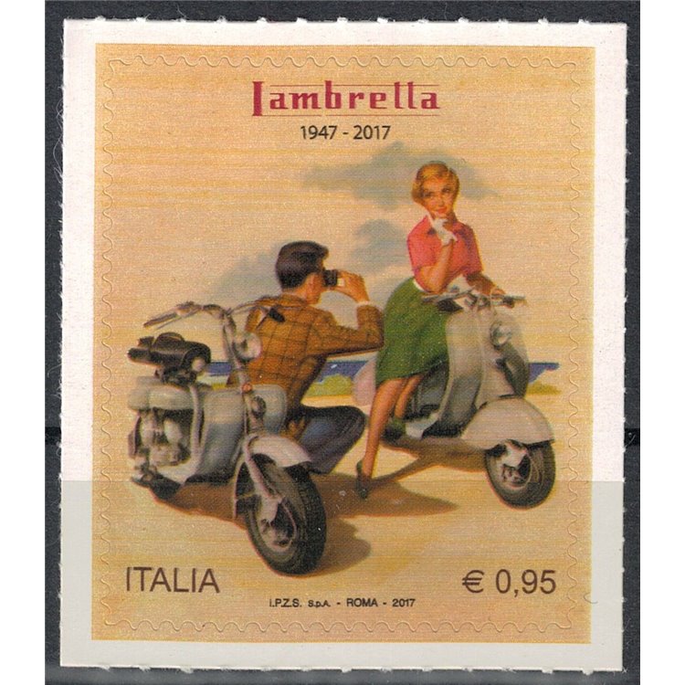ITALY 2017 Anniversary of the Lambretta MNH**