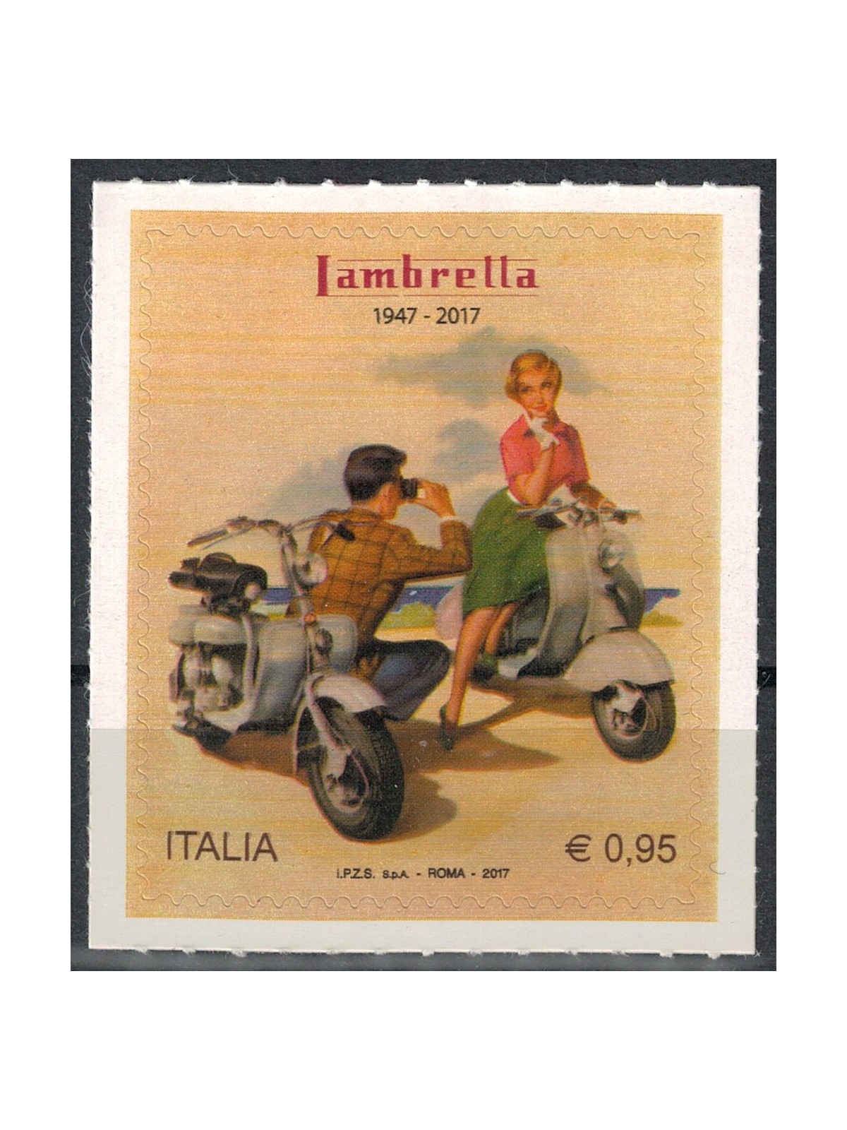 ITALY 2017 Anniversary of the Lambretta MNH**