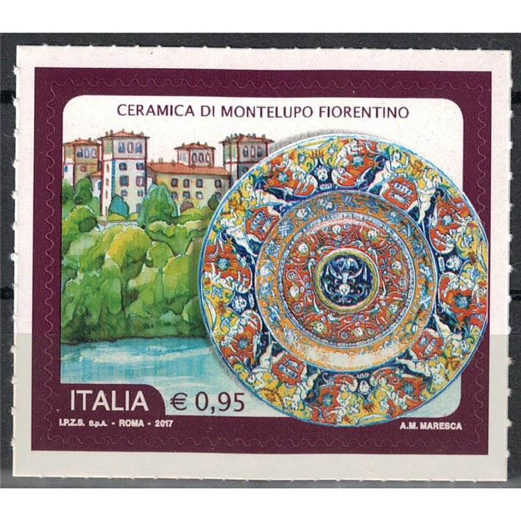 ITALY 2017 Ceramics of Montelupo Fiorentino MNH**