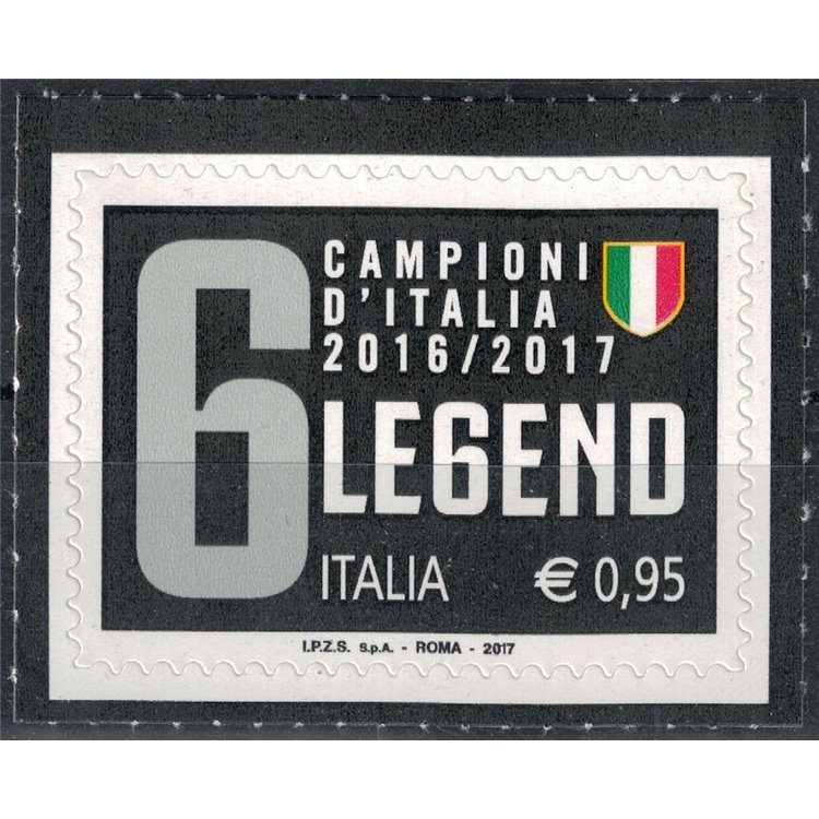 ITALY 2017 Juventus champion of Italy MNH**