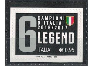 ITALY 2017 Juventus champion of Italy MNH**