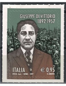 ITALIA 2017 Giuseppe di Vittorio MNH**