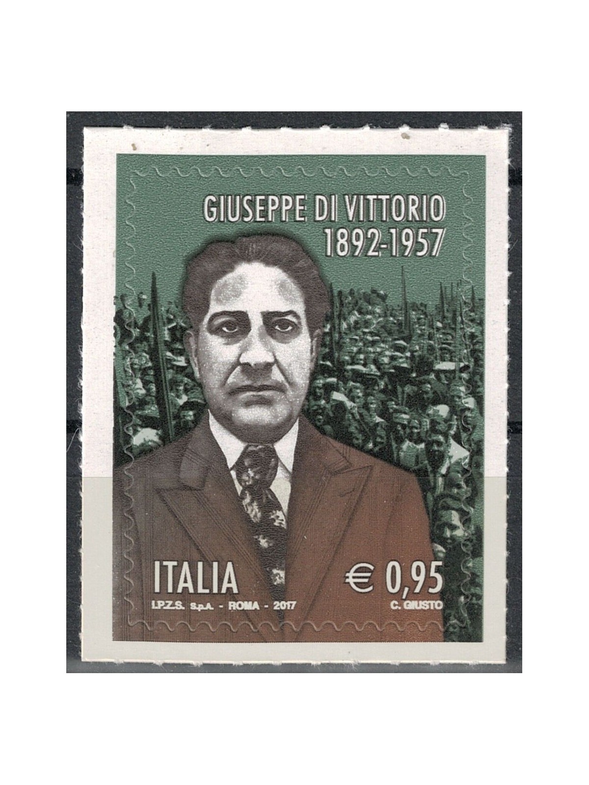 ITALIA 2017 Giuseppe di Vittorio MNH**