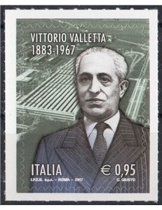ITALIA 2017 Vittorio Valletta MNH**